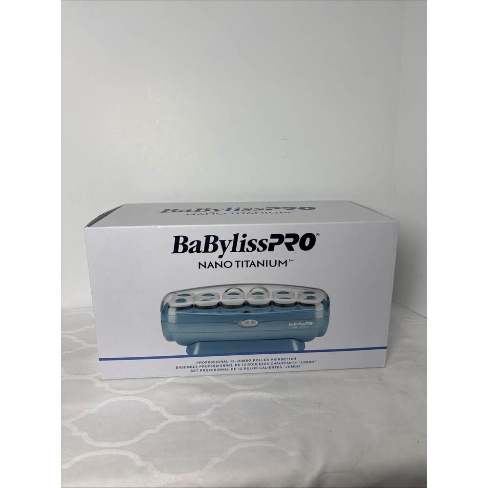 BaBylissPRO Nano Titanium Professional Hot Rollers 12 Professional Jumbo Rollers